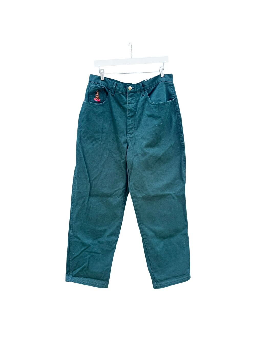 REDRUM DOGPOUND Vintage Green Carpenter Jeans 36